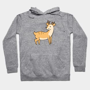 Cute Baby Deer Doodle Drawing Hoodie